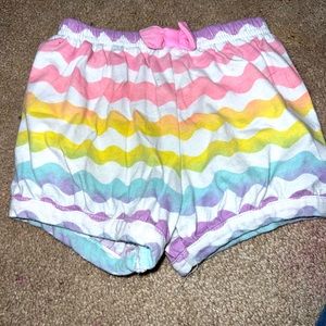 Girls rainbow shorts